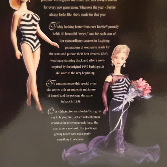 BARBIE 40TH ANNIVERSARY! GREAT COND! - Picture 7 of 11